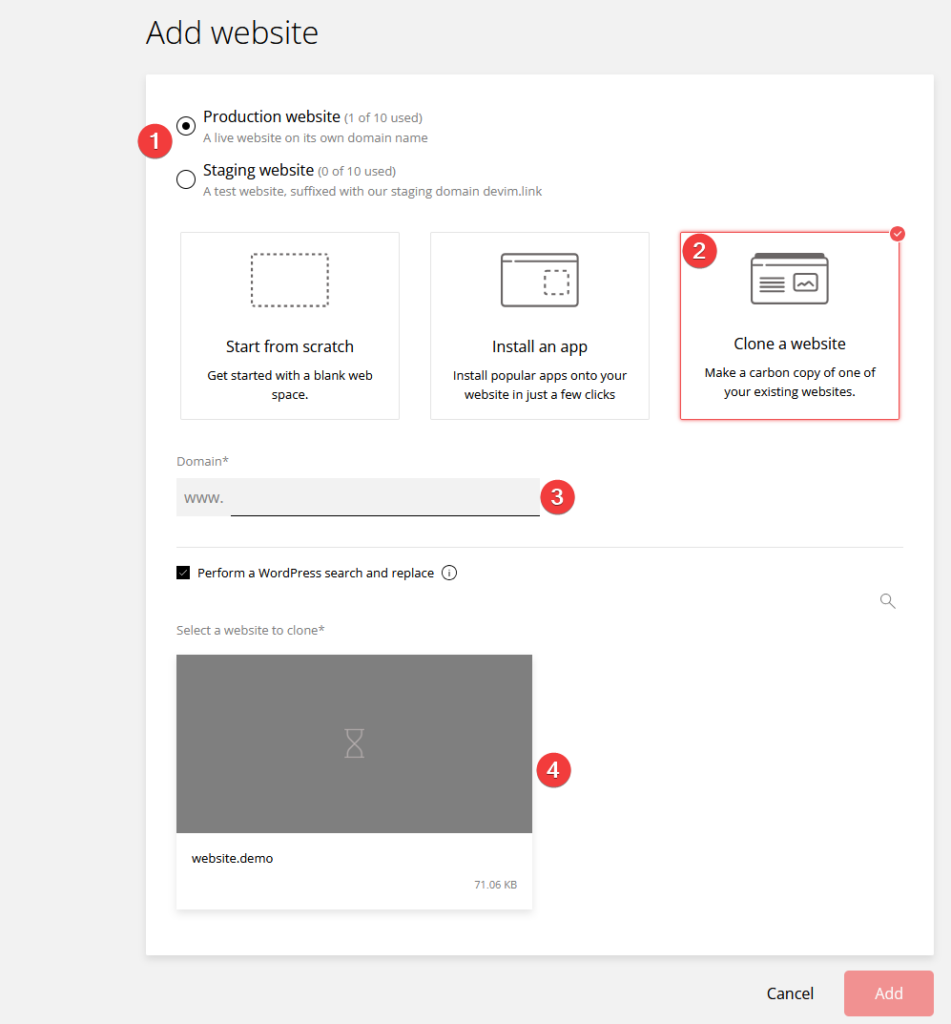 הגדרת שכפול